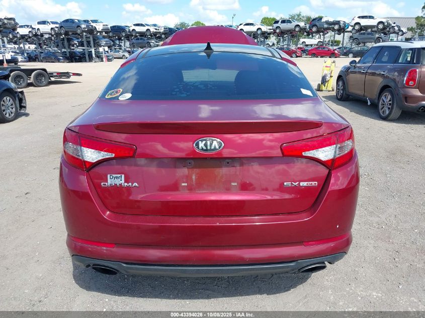 2013 Kia Optima Sx VIN: 5XXGR4A61DG245165 Lot: 43394026