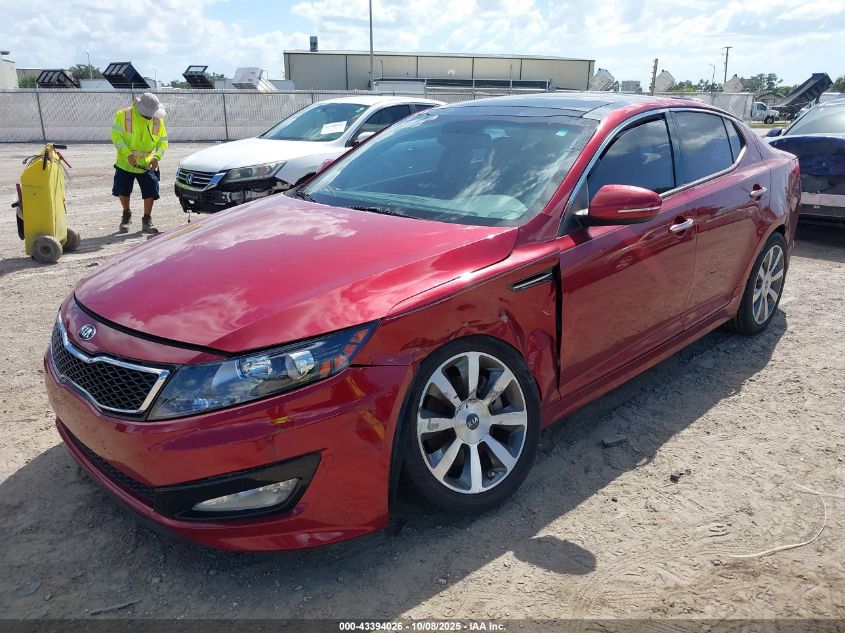 2013 Kia Optima Sx VIN: 5XXGR4A61DG245165 Lot: 43394026