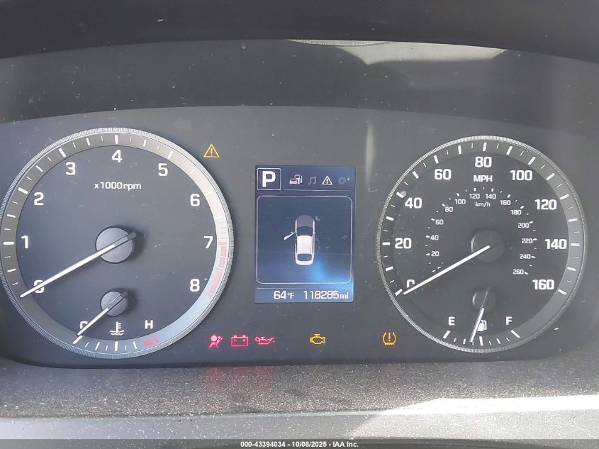 2017 Hyundai Sonata Se VIN: 5NPE24AF5HH477855 Lot: 43394034