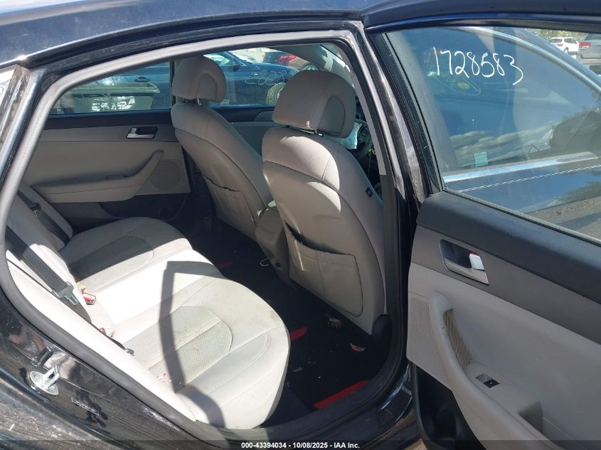 2017 Hyundai Sonata Se VIN: 5NPE24AF5HH477855 Lot: 43394034