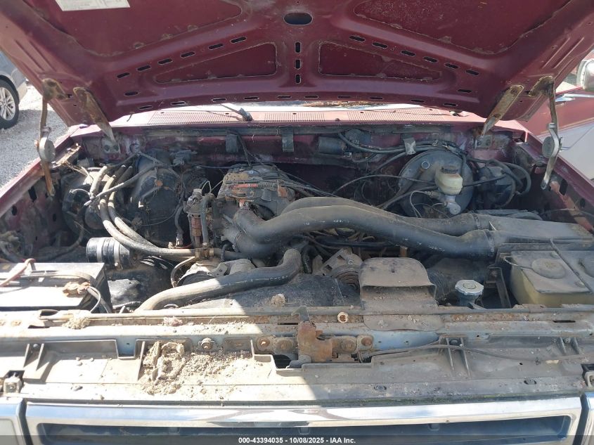 1991 Ford F150 VIN: 1FTEF14N9MLA45412 Lot: 43394035