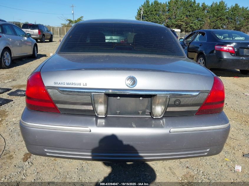 2006 Mercury Grand Marquis Ls VIN: 2MEFM75V76X629355 Lot: 43394047