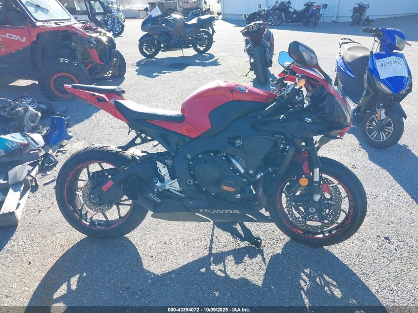 2015 Honda Cbr1000 Rr VIN: JH2SC595XFK700091 Lot: 43394072