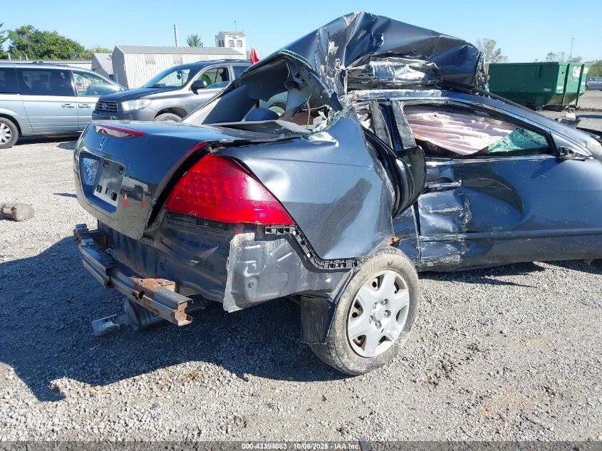 2007 Honda Accord 2.4 Lx VIN: 1HGCM56477A016923 Lot: 43394083