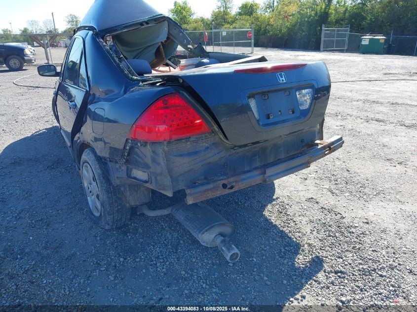 2007 Honda Accord 2.4 Lx VIN: 1HGCM56477A016923 Lot: 43394083