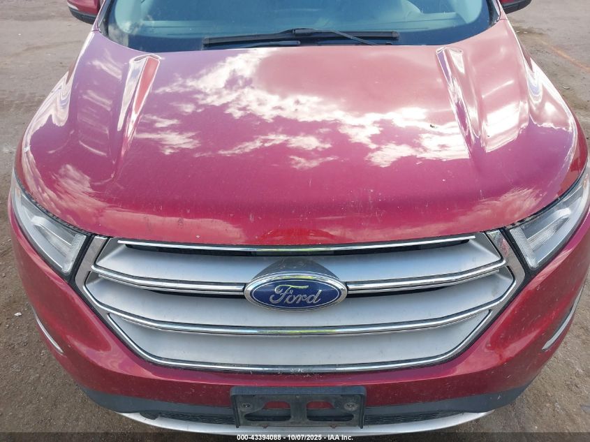 2015 Ford Edge Titanium VIN: 2FMTK4K95FBB55804 Lot: 43394088