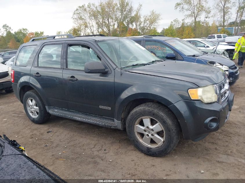 2008 Ford Escape Xls/Xls Manual VIN: 1FMCU02Z28KB10878 Lot: 43394141