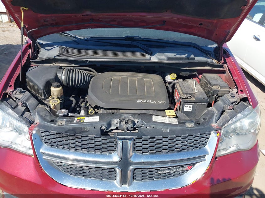 2014 Dodge Grand Caravan Sxt VIN: 2C4RDGCG2ER155899 Lot: 43394155