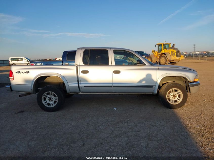 2004 Dodge Dakota Slt VIN: 1D7HG48N54S691516 Lot: 43394161