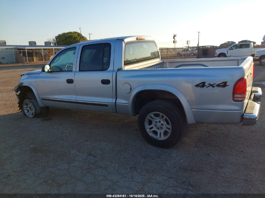 2004 Dodge Dakota Slt VIN: 1D7HG48N54S691516 Lot: 43394161