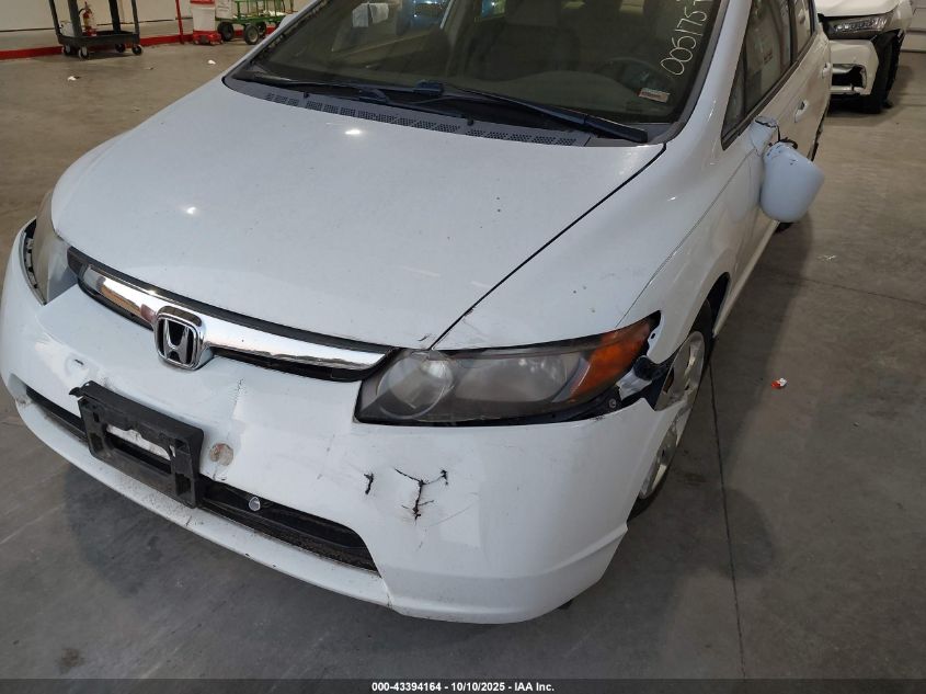 2008 Honda Civic Lx VIN: 1HGFA16598L005175 Lot: 43394164