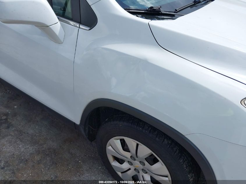 2016 Chevrolet Trax Lt VIN: KL7CJLSB2GB759593 Lot: 43394172