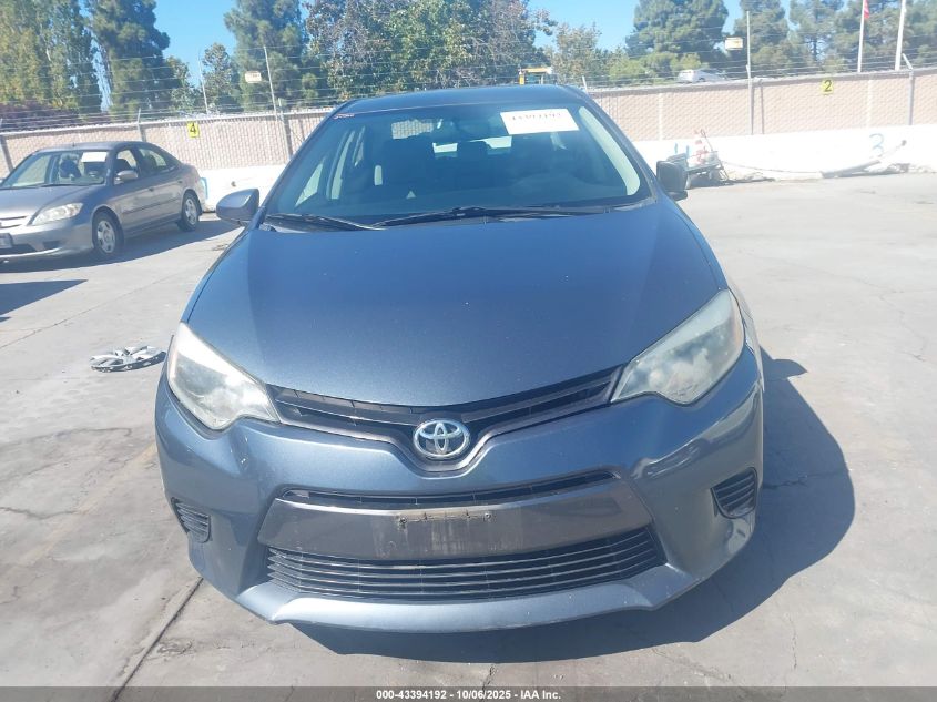 2015 Toyota Corolla Le VIN: 2T1BURHE3FC257590 Lot: 43394192
