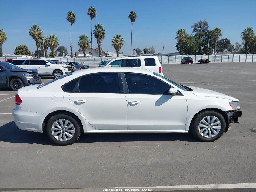 2013 Volkswagen Passat 2.5L Wolfsburg Edition VIN: 1VWAP7A35DC142329 Lot: 43394213