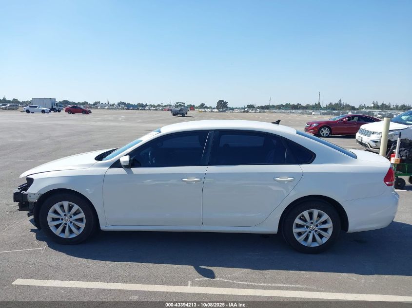 2013 Volkswagen Passat 2.5L Wolfsburg Edition VIN: 1VWAP7A35DC142329 Lot: 43394213