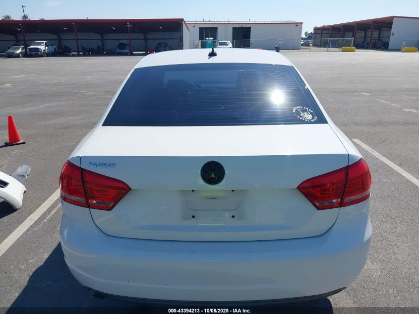 2013 Volkswagen Passat 2.5L Wolfsburg Edition VIN: 1VWAP7A35DC142329 Lot: 43394213