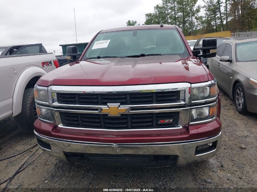 2015 Chevrolet Silverado 1500 2Lt VIN: 1GCVKREC4FZ279187 Lot: 43394232