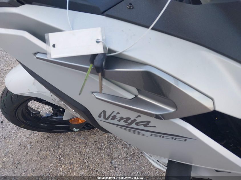 2025 Kawasaki Ex500 VIN: ML5EXGG18SDA71416 Lot: 43394269