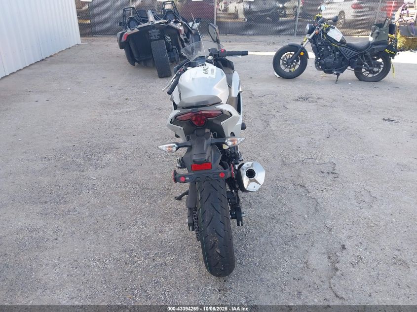 2025 Kawasaki Ex500 VIN: ML5EXGG18SDA71416 Lot: 43394269