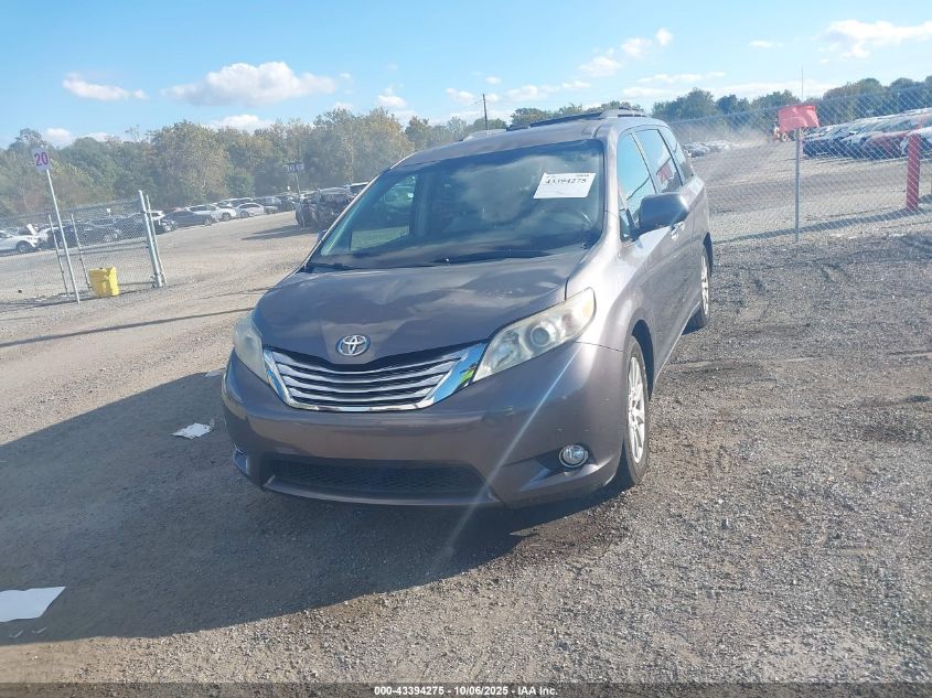 2011 Toyota Sienna Limited VIN: 5TDDK3DC7BS012874 Lot: 43394275