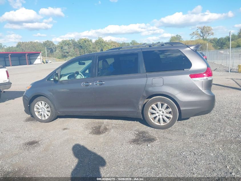 2011 Toyota Sienna Limited VIN: 5TDDK3DC7BS012874 Lot: 43394275