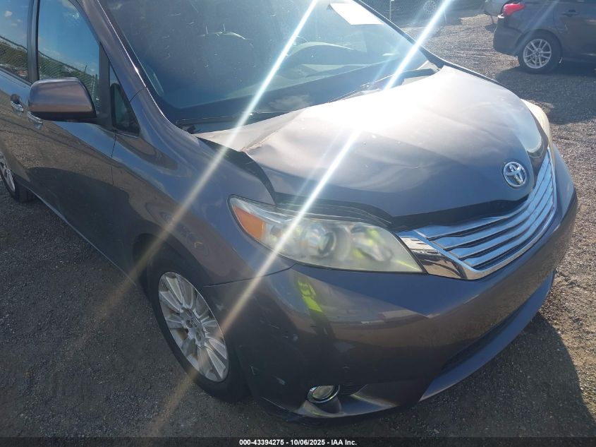 2011 Toyota Sienna Limited VIN: 5TDDK3DC7BS012874 Lot: 43394275