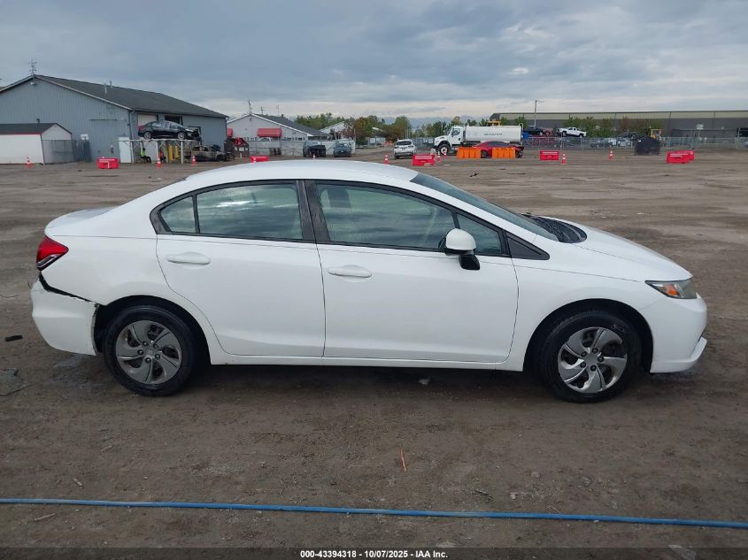 2013 Honda Civic Lx VIN: 19XFB2F52DE052469 Lot: 43394318
