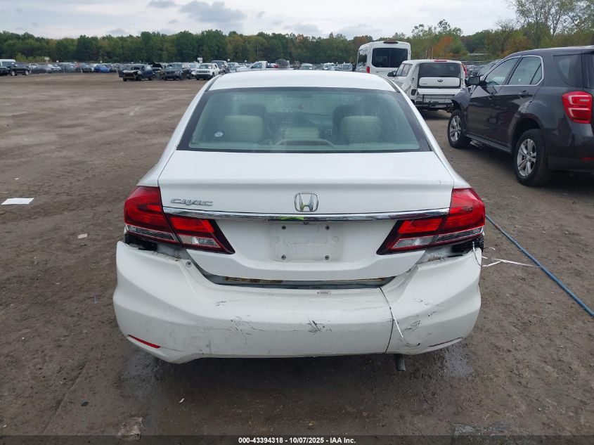 2013 Honda Civic Lx VIN: 19XFB2F52DE052469 Lot: 43394318