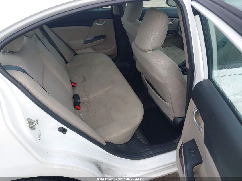 2013 Honda Civic Lx VIN: 19XFB2F52DE052469 Lot: 43394318