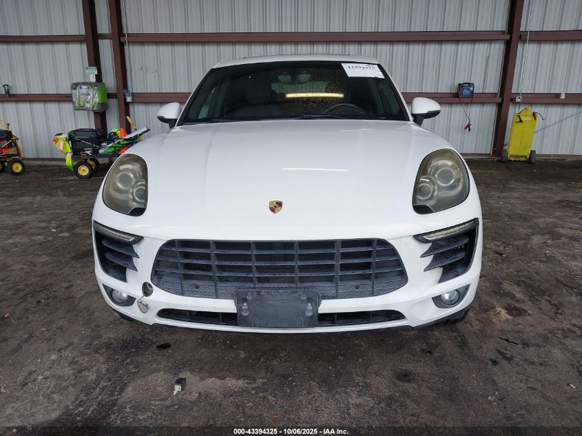 2016 Porsche Macan S VIN: WP1AB2A57GLB58993 Lot: 43394325