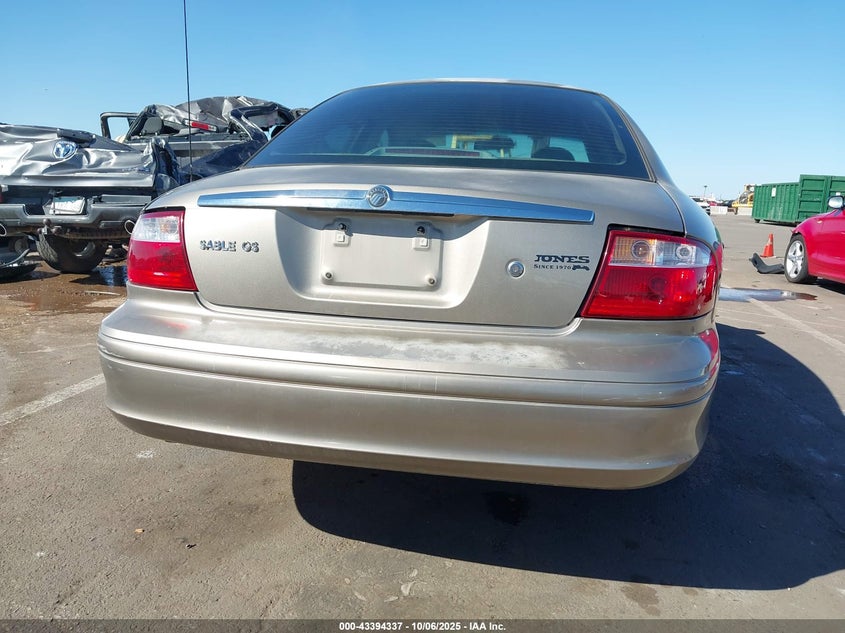 2005 Mercury Sable Gs VIN: 1MEFM50U55A627033 Lot: 43394337