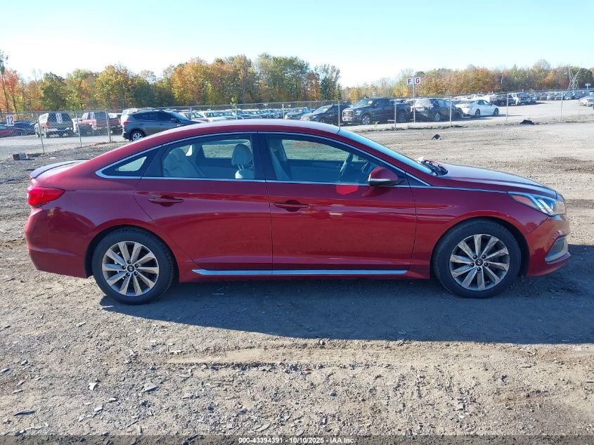 2016 Hyundai Sonata Sport VIN: 5NPE34AF8GH429844 Lot: 43394391