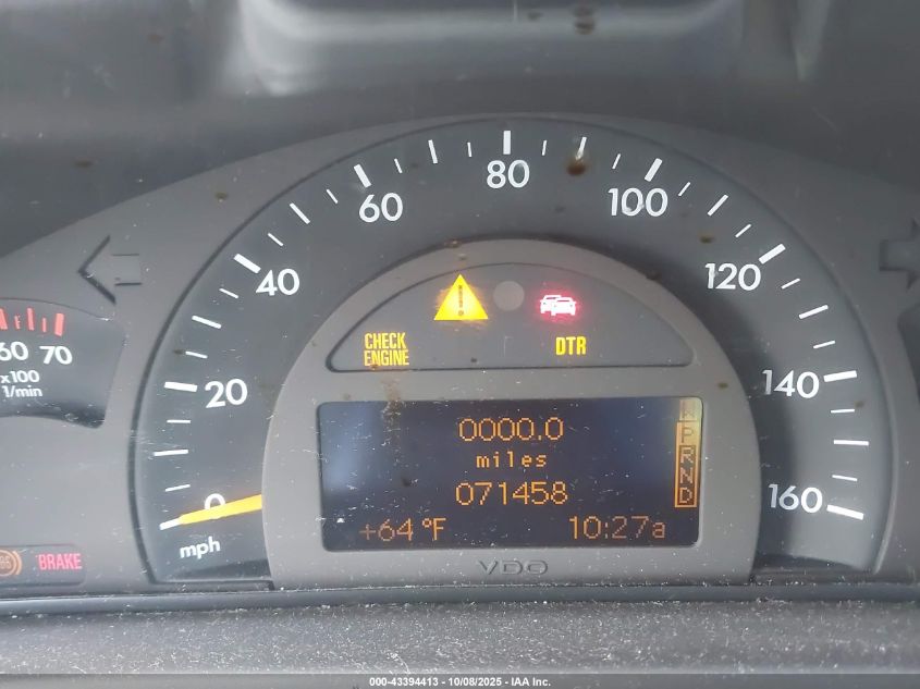 2003 Mercedes-Benz C 240 VIN: WDBRF81J93F410923 Lot: 43394413