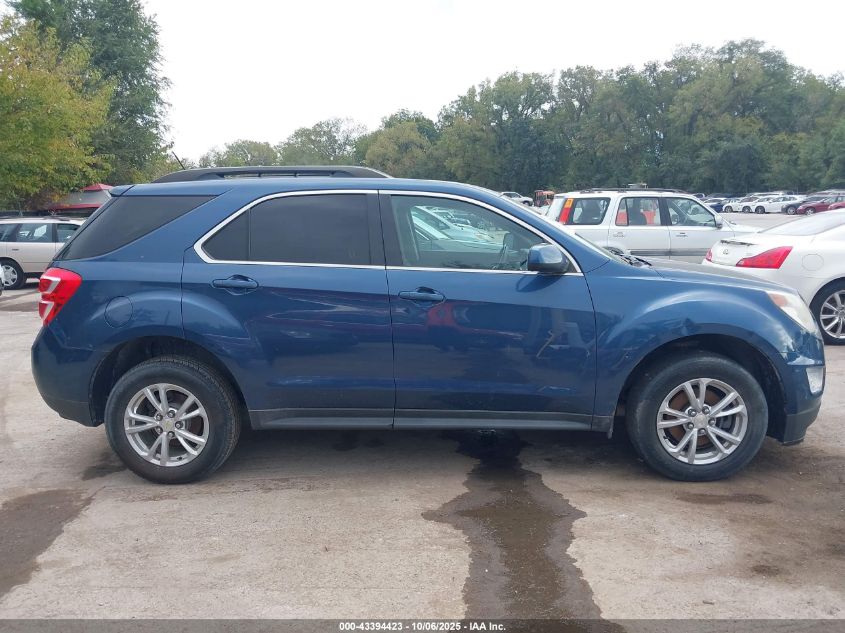 2016 Chevrolet Equinox Lt VIN: 2GNALCEK2G6165824 Lot: 43394423