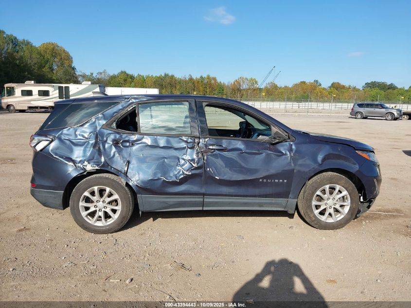 2018 Chevrolet Equinox Ls VIN: 3GNAXHEV8JL348904 Lot: 43394443