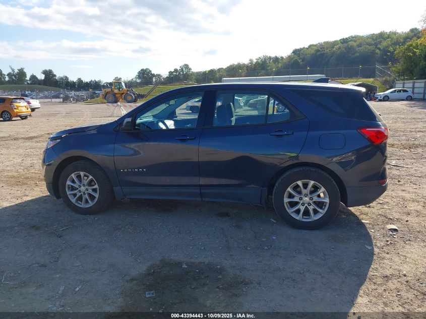 2018 Chevrolet Equinox Ls VIN: 3GNAXHEV8JL348904 Lot: 43394443