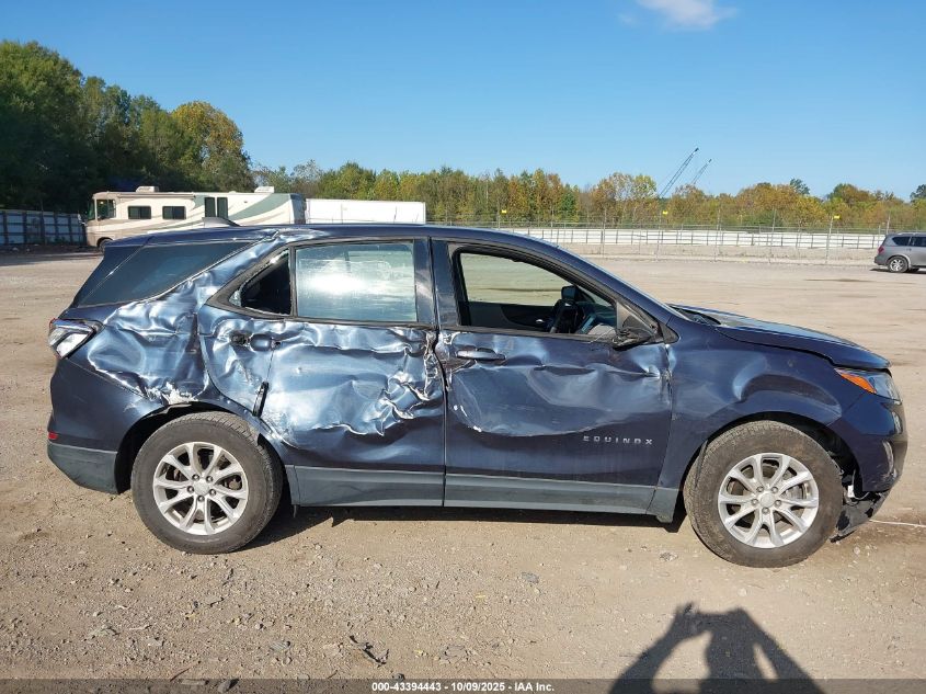 2018 Chevrolet Equinox Ls VIN: 3GNAXHEV8JL348904 Lot: 43394443