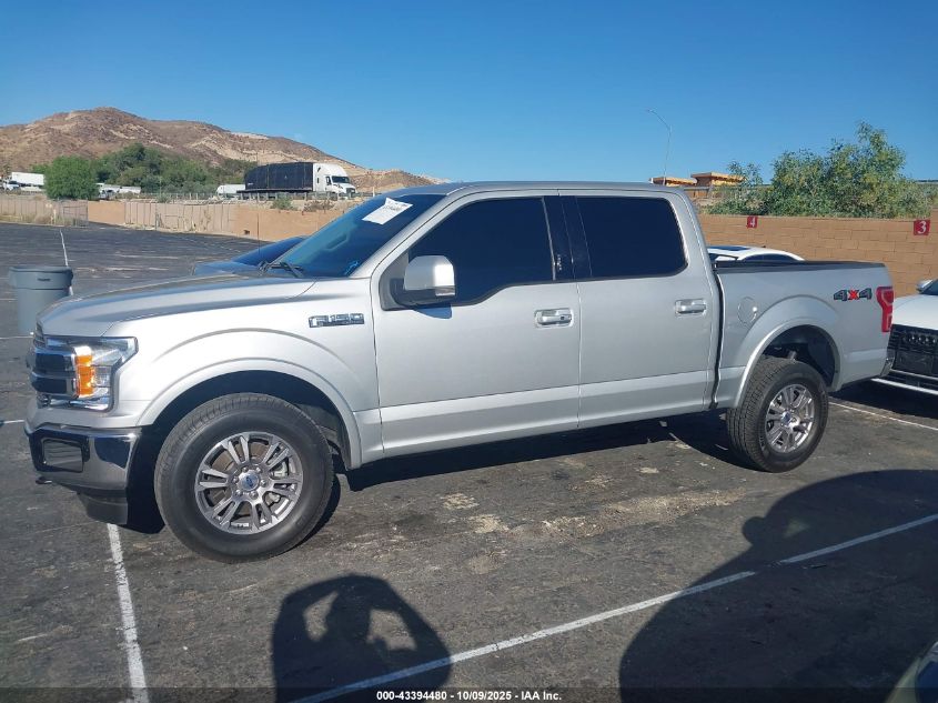 2018 Ford F-150 Lariat VIN: 1FTEW1E53JKE17391 Lot: 43394480