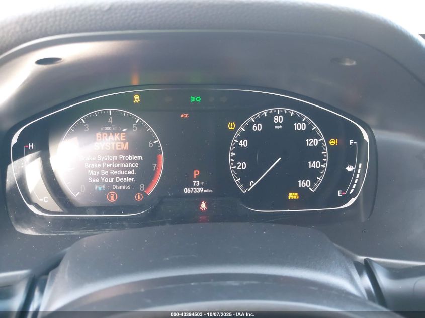 2019 Honda Accord Lx VIN: 1HGCV1F13KA026238 Lot: 43394503