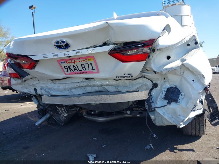 2024 Toyota Camry Hybrid Le VIN: 4T1C31AK8RU626200 Lot: 43394513