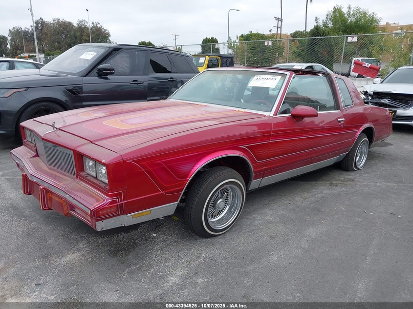 1G1AZ37H2ER200252 1984 CHEVROLET MONTE CARLO photo no. 2