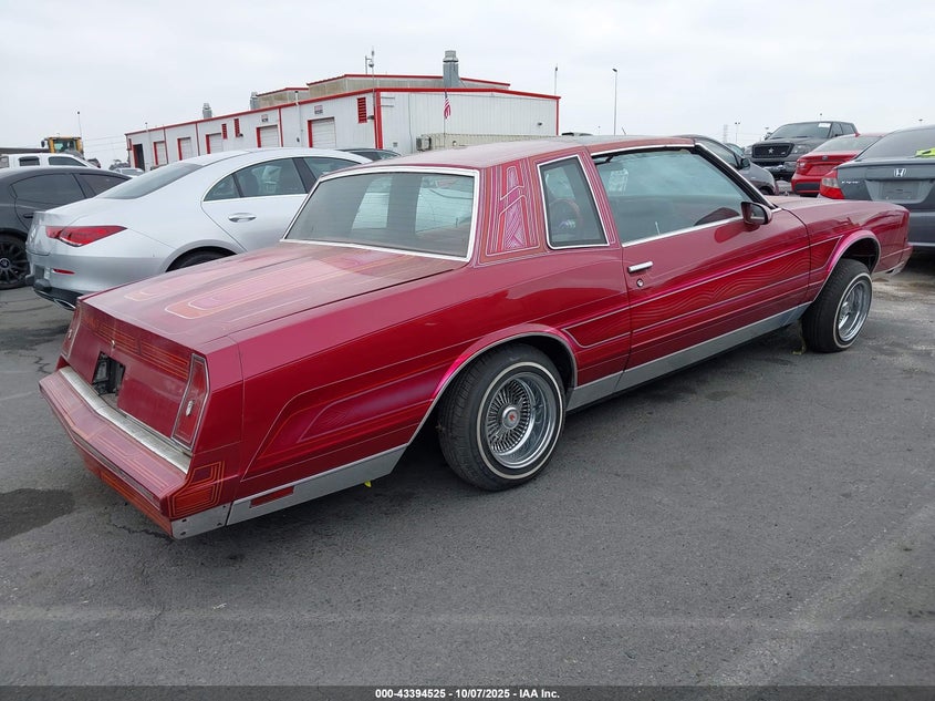 1G1AZ37H2ER200252 1984 CHEVROLET MONTE CARLO photo no. 4