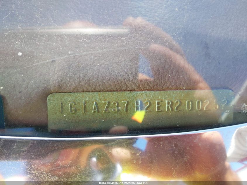 1984 Chevrolet Monte Carlo VIN: 1G1AZ37H2ER200252 Lot: 43394525