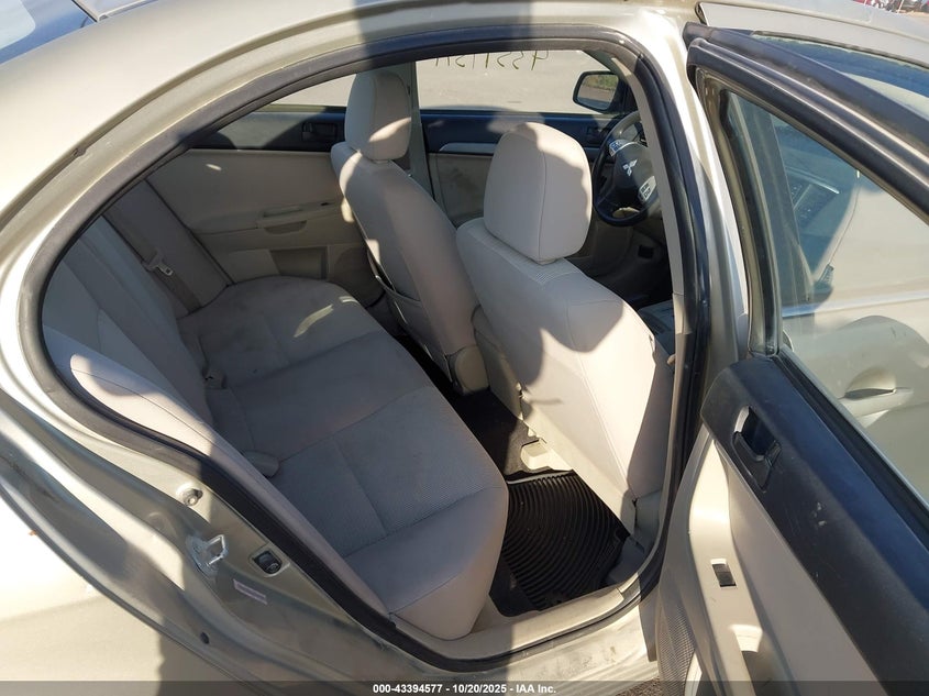 2008 Mitsubishi Lancer De/Es VIN: JA3AU26U68U041086 Lot: 43394577