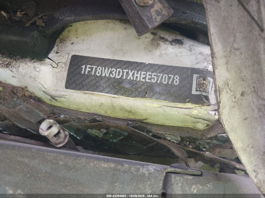 2017 Ford F-350 Lariat VIN: 1FT8W3DTXHEE57078 Lot: 43394583