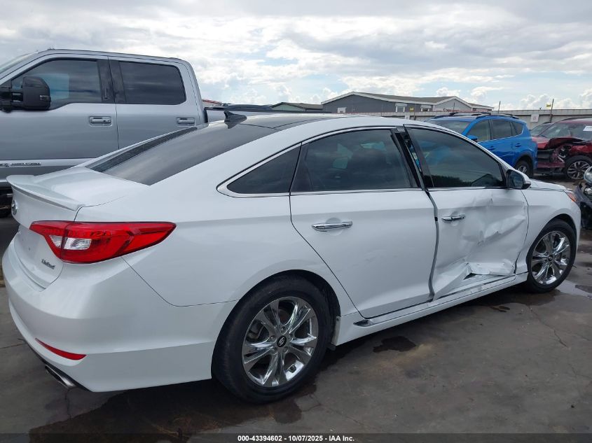 2015 Hyundai Sonata Limited VIN: 5NPE34AF5FH041663 Lot: 43394602