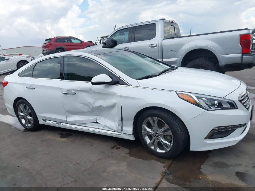 2015 Hyundai Sonata Limited VIN: 5NPE34AF5FH041663 Lot: 43394602