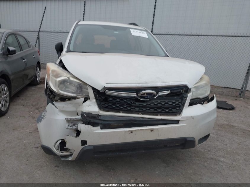 2015 Subaru Forester 2.5I VIN: JF2SJABC2FH467208 Lot: 43394618