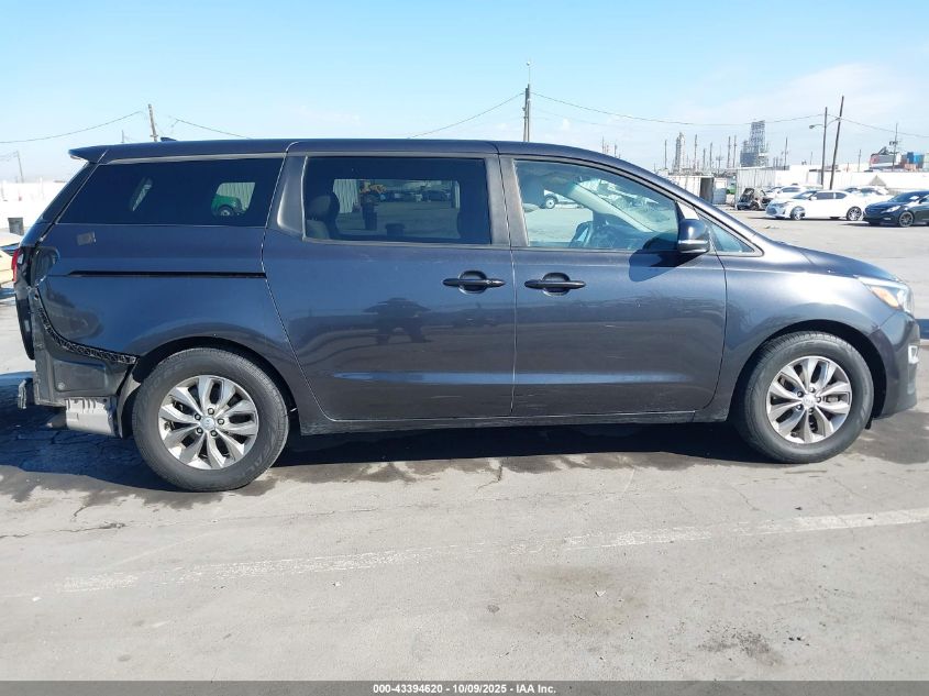 2019 Kia Sedona Lx VIN: KNDMB5C16K6558920 Lot: 43394620