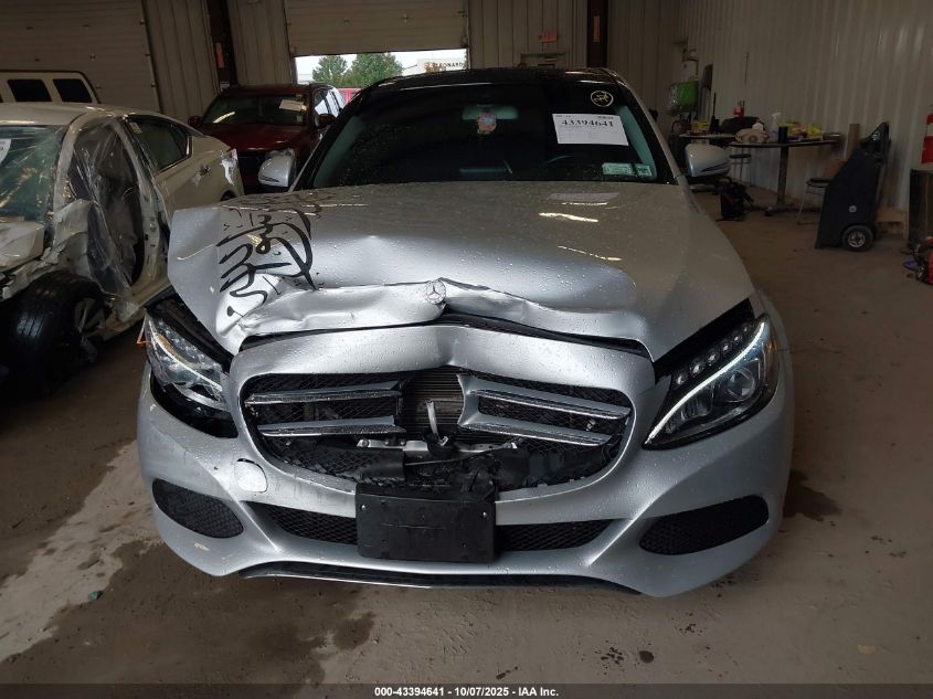 2017 Mercedes-Benz C 300 4Matic/Luxury 4Matic VIN: 55SWF4KB9HU184400 Lot: 43394641
